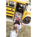 bus, school bus, children, school children