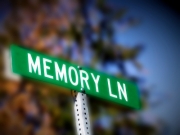 memory lane, sign